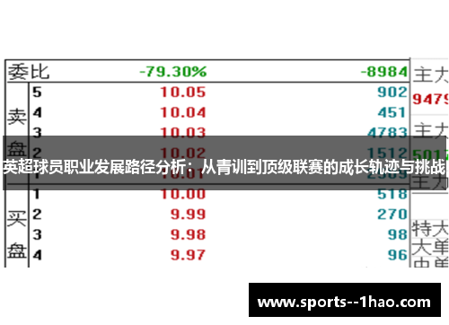 英超球员职业发展路径分析：从青训到顶级联赛的成长轨迹与挑战